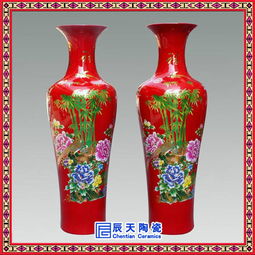 陶瓷大花瓶定做生产价格 厂家 图片