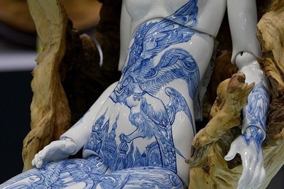 既是陶瓷又是人体 令人惊叹不止的艺术表达